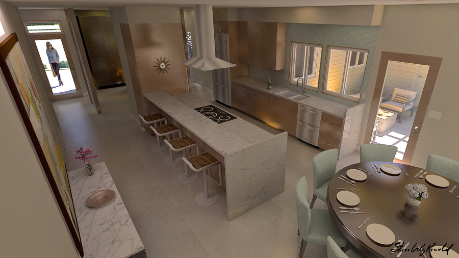 Napa Model Kitchen & Dining Area